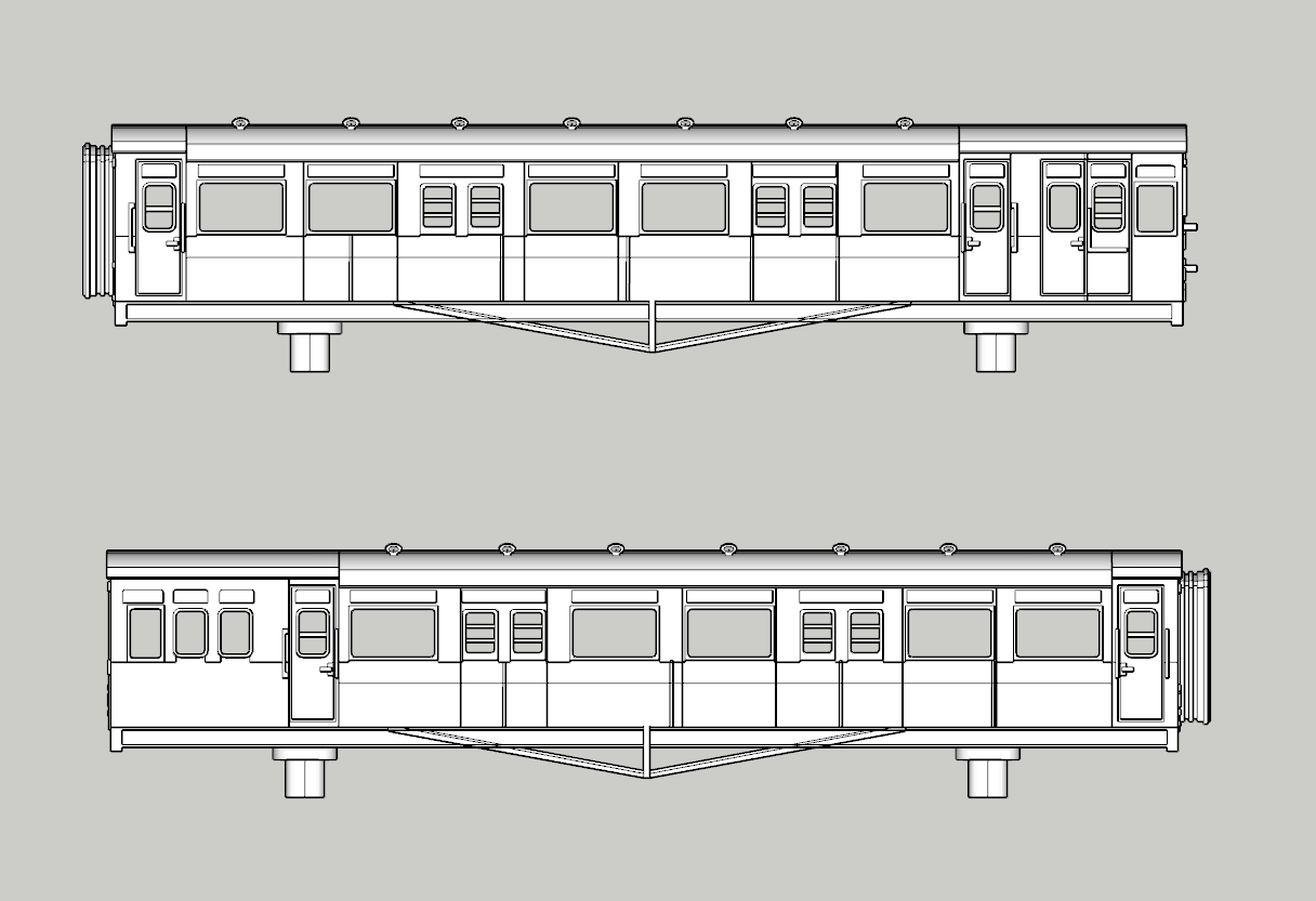 (image for) (N) SECR ex-Railmotor Coach Bundle